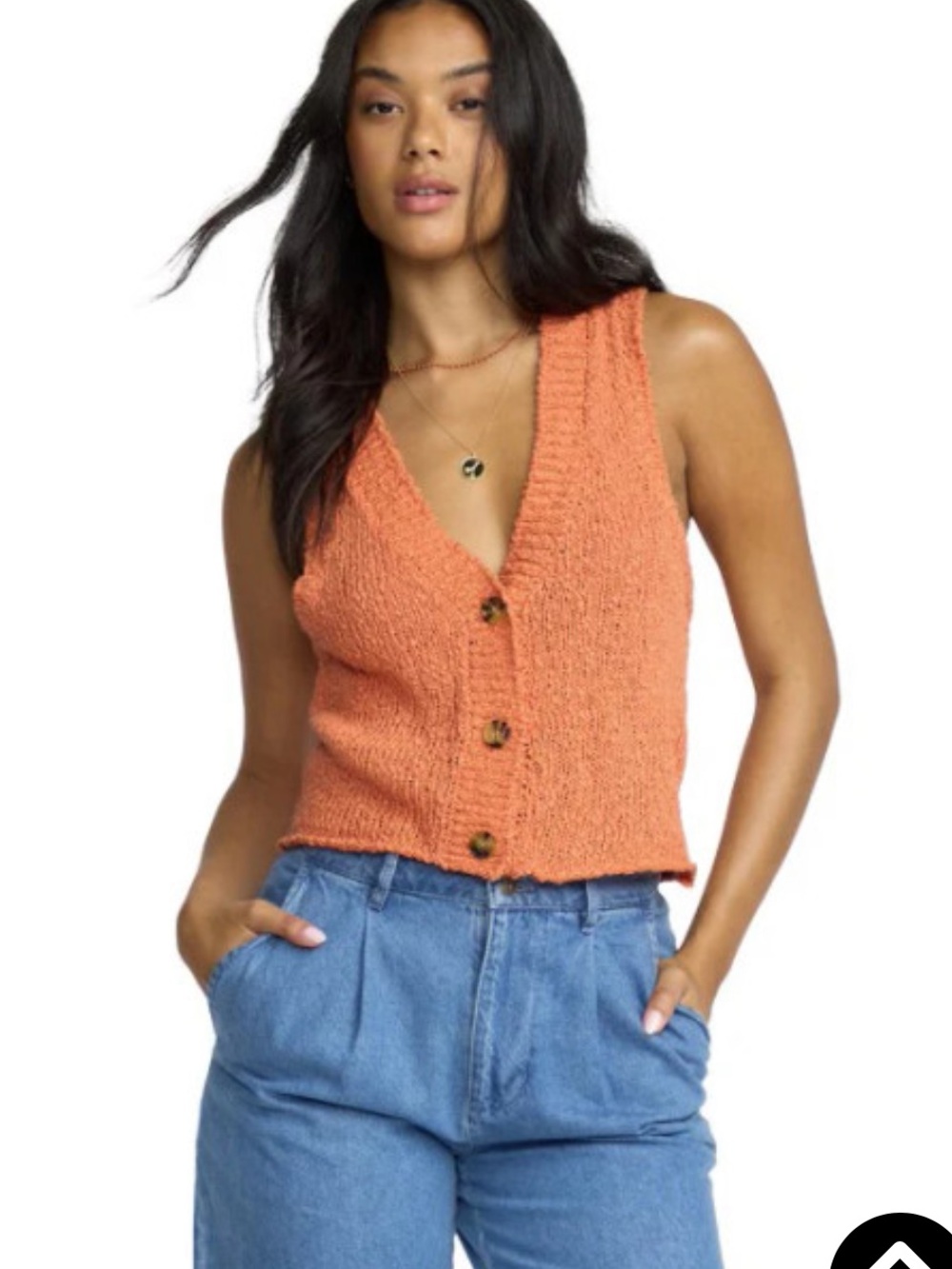 π₯π₯BILLABONG - GIA SWEATER TANKπ₯π₯ - Picture 8 of 9